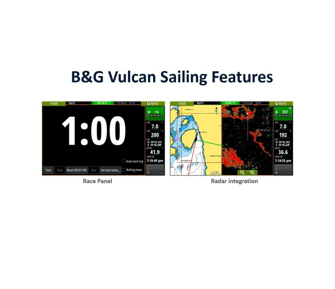 B&G Vulcan 9 FS con Sonda (Sin Transductor)
