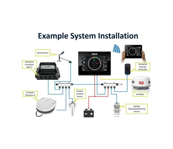 B&G Vulcan 9 FS con Sonda (Sin Transductor)