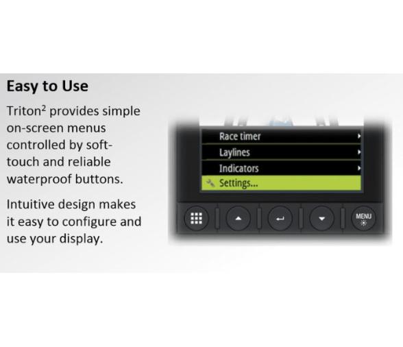 B&G Triton2 Viento Velocidad y Profundidad Inalambrico