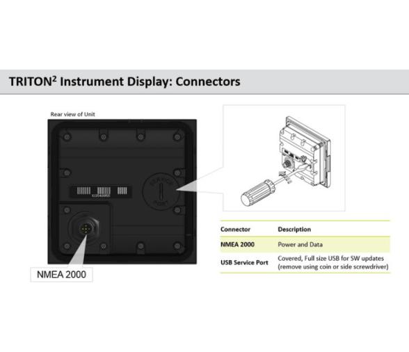B&G Triton2 Viento Velocidad y Profundidad Inalambrico