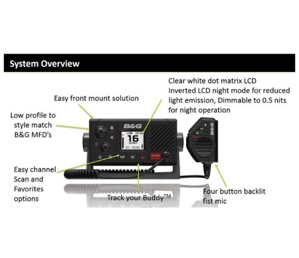 B&G V20S Emisora Vhf Dsc