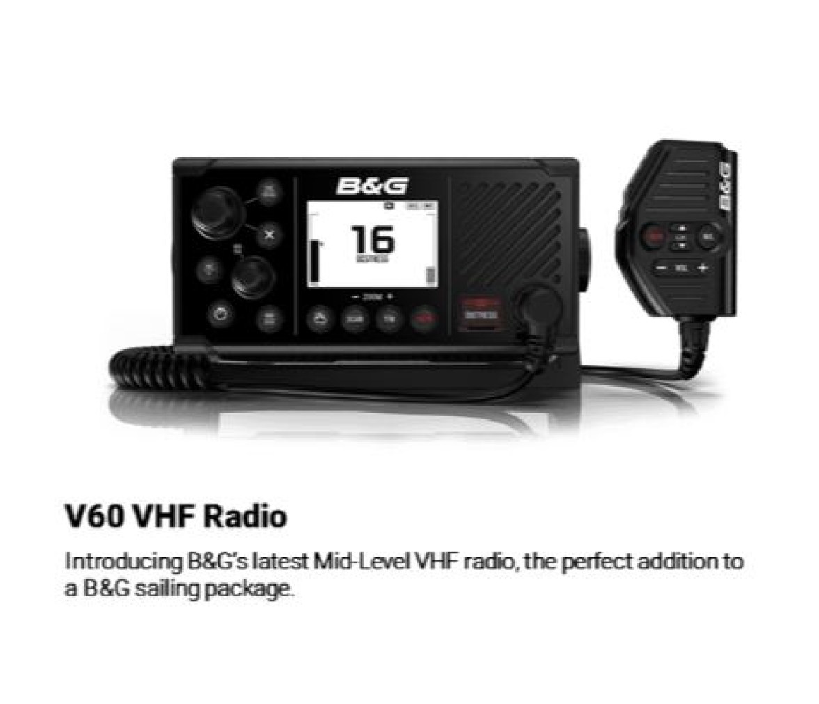 B&G V60 Emisora VHF con DSC y Receptor AIS