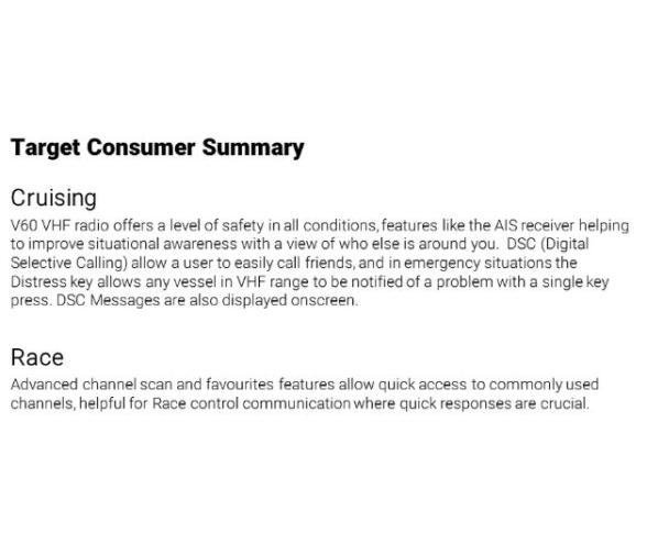 B&G V60 Emisora VHF con DSC y Receptor AIS