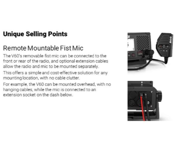 B&G V60 Emisora VHF con DSC y Receptor AIS