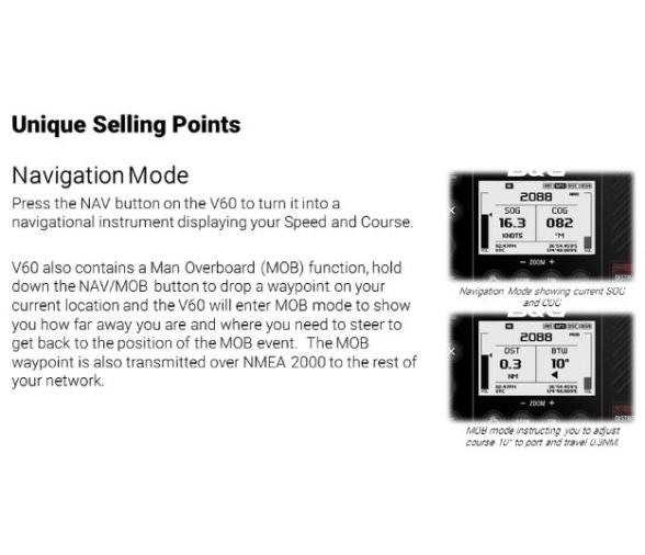 B&G V60 Emisora VHF con DSC y Receptor AIS