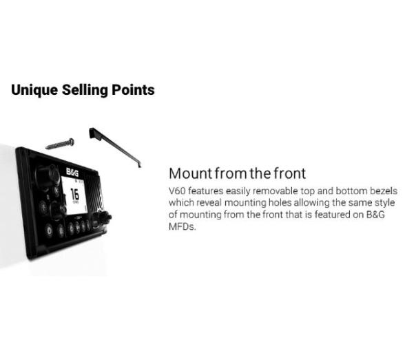 B&G V60 Emisora VHF con DSC y Receptor AIS