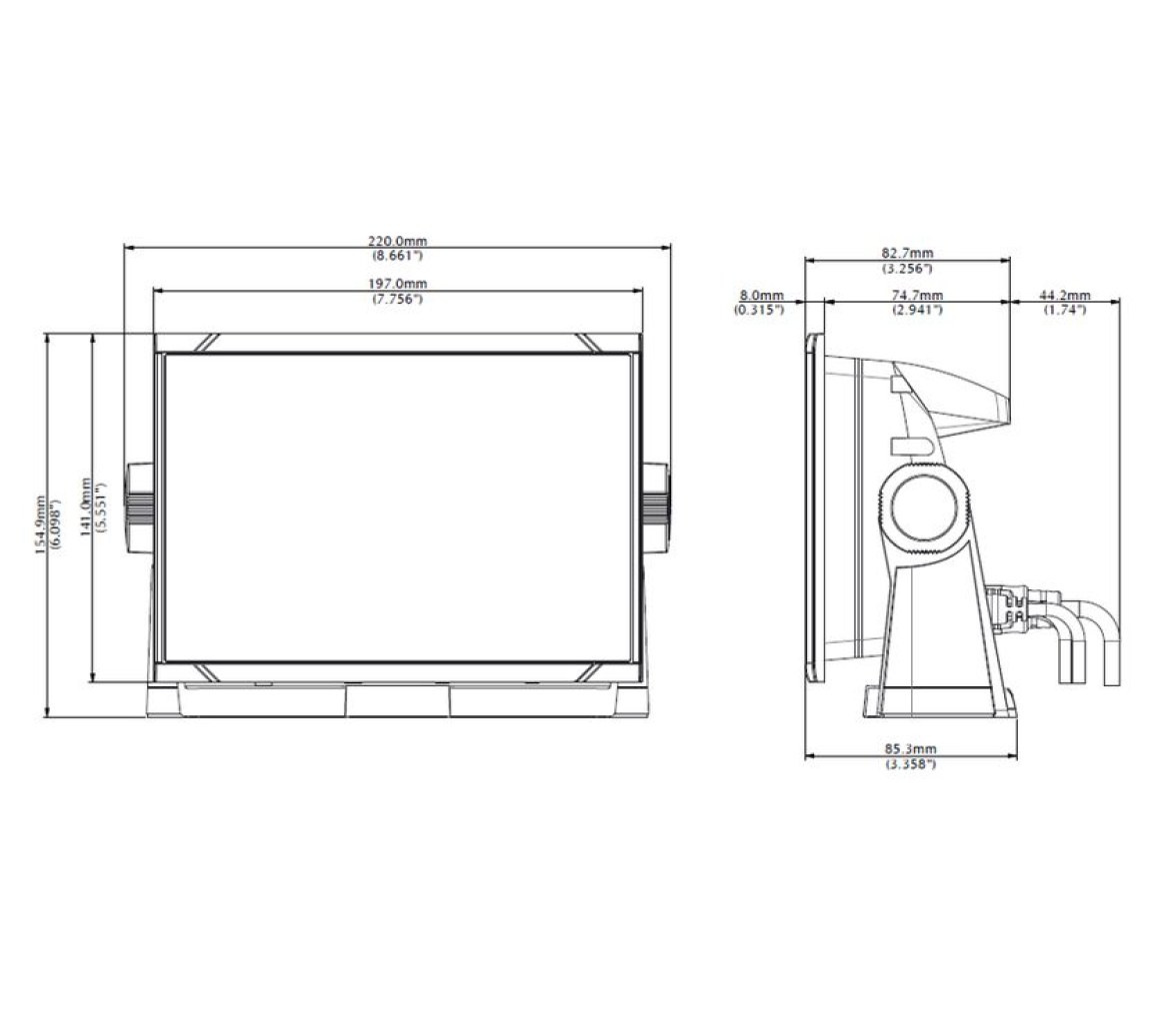 B&G GPS Plotter Sonda Vulcan 7R Sin Transductor
