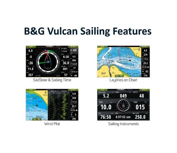 B&G Vulcan 9 Sin Transductor Cmap Sur de Europa