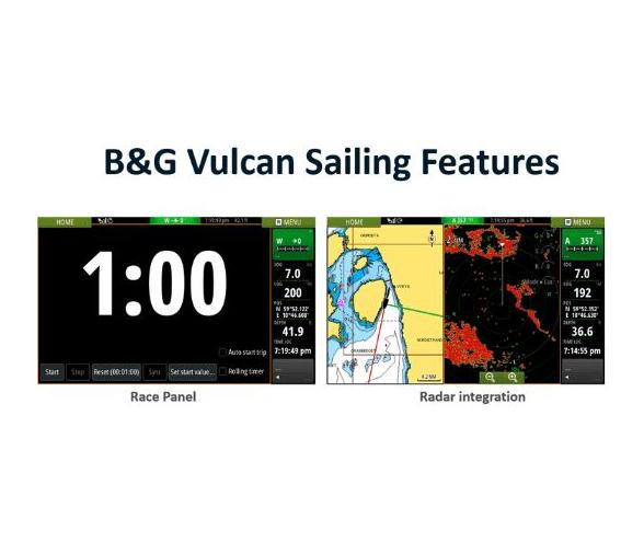 B&G Vulcan 9 Sin Transductor Cmap Sur de Europa
