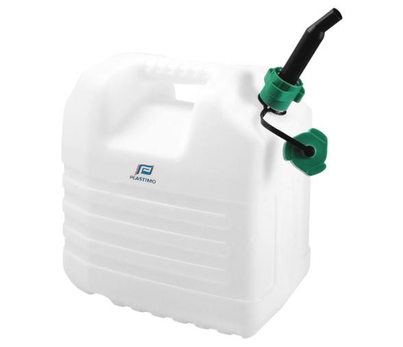 Bidon Rigido con Tubo Agua Potable 10 Litros Plastimo