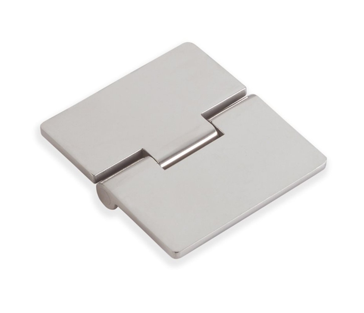 Bisagra a ras de acero inoxidable 70x65mm