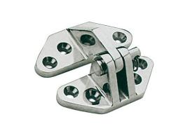 Bisagra Acero inox AISI 316 67x73 mm