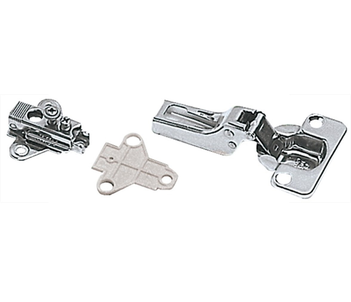 Bisagra Acero inox para armarios 5-9 mm