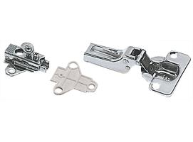 Bisagra Acero inox para armarios 5-9 mm