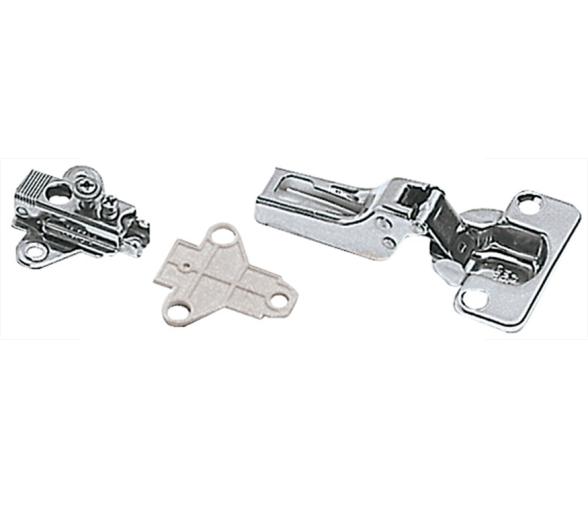 Bisagra Acero inox para armarios 5-9 mm