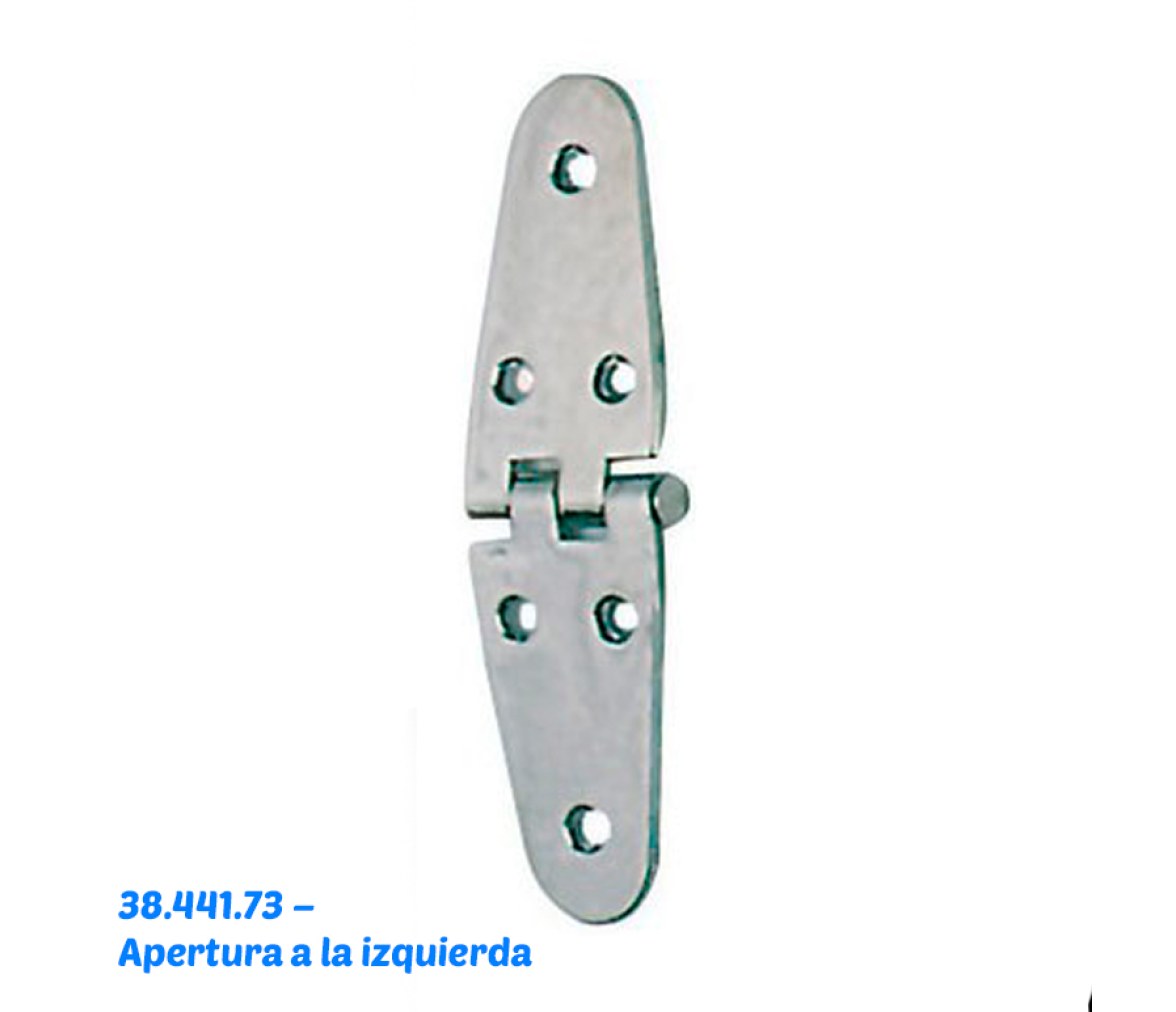 Bisagra Acero Inoxidable 137 x 39 mm Grosor 2 mm
