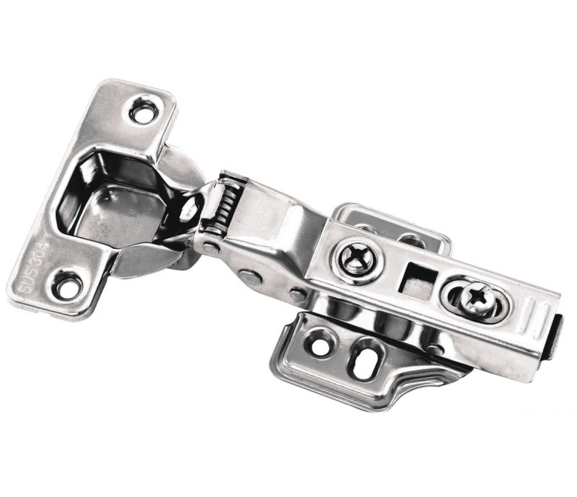 Bisagra Acero Inoxidable Half Overlay 110x64