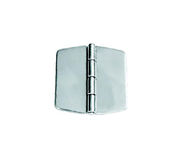 Bisagra Cubierta Ancha Inox 74x75mm