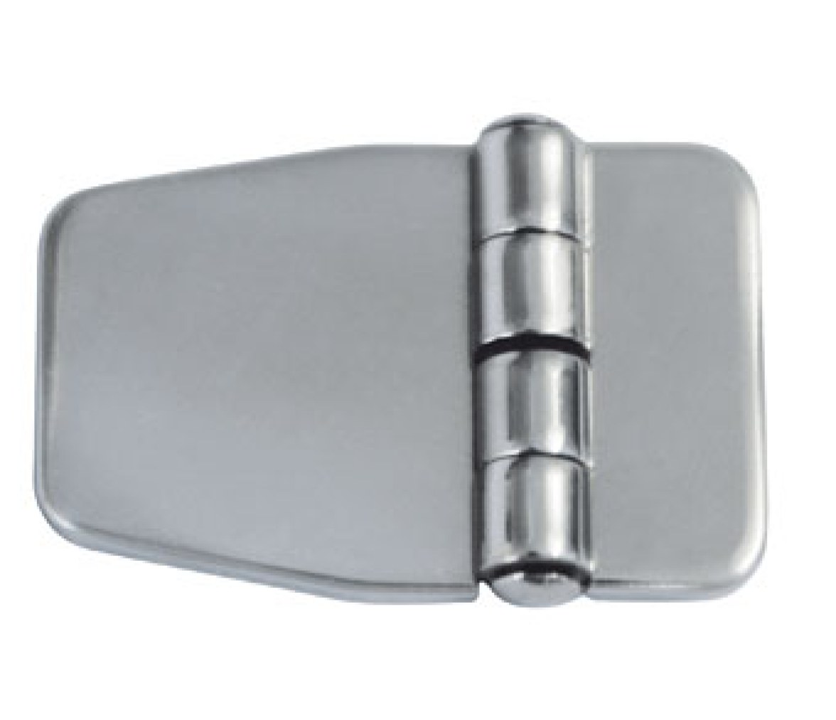Bisagra Cubierta Asimetrica Inox 57x37 mm
