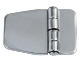 Bisagra Cubierta Asimetrica Inox 57x37 mm
