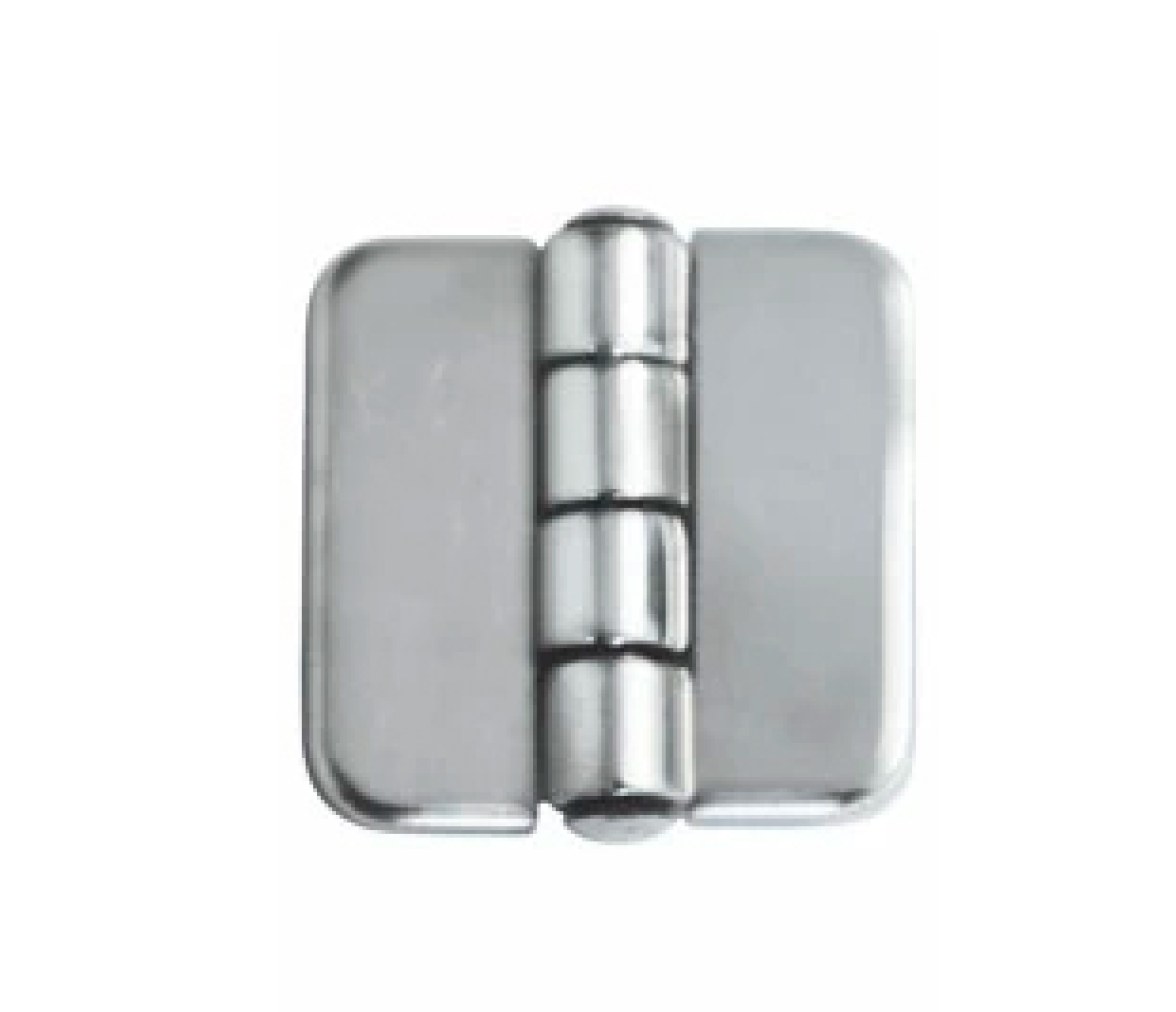 Bisagra Cubierta Cuadrada Inox 36 x 37mm