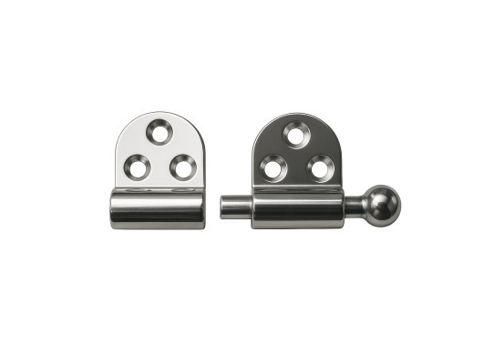 Bisagra Desmontable Redonda Inox 55x65mm