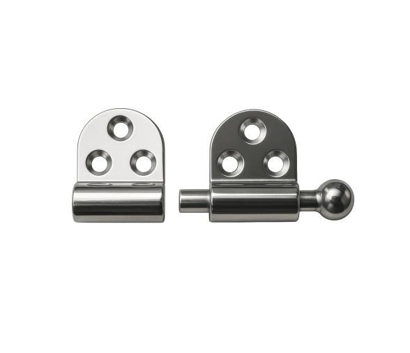 Bisagra Desmontable Redonda Inox 55x65mm