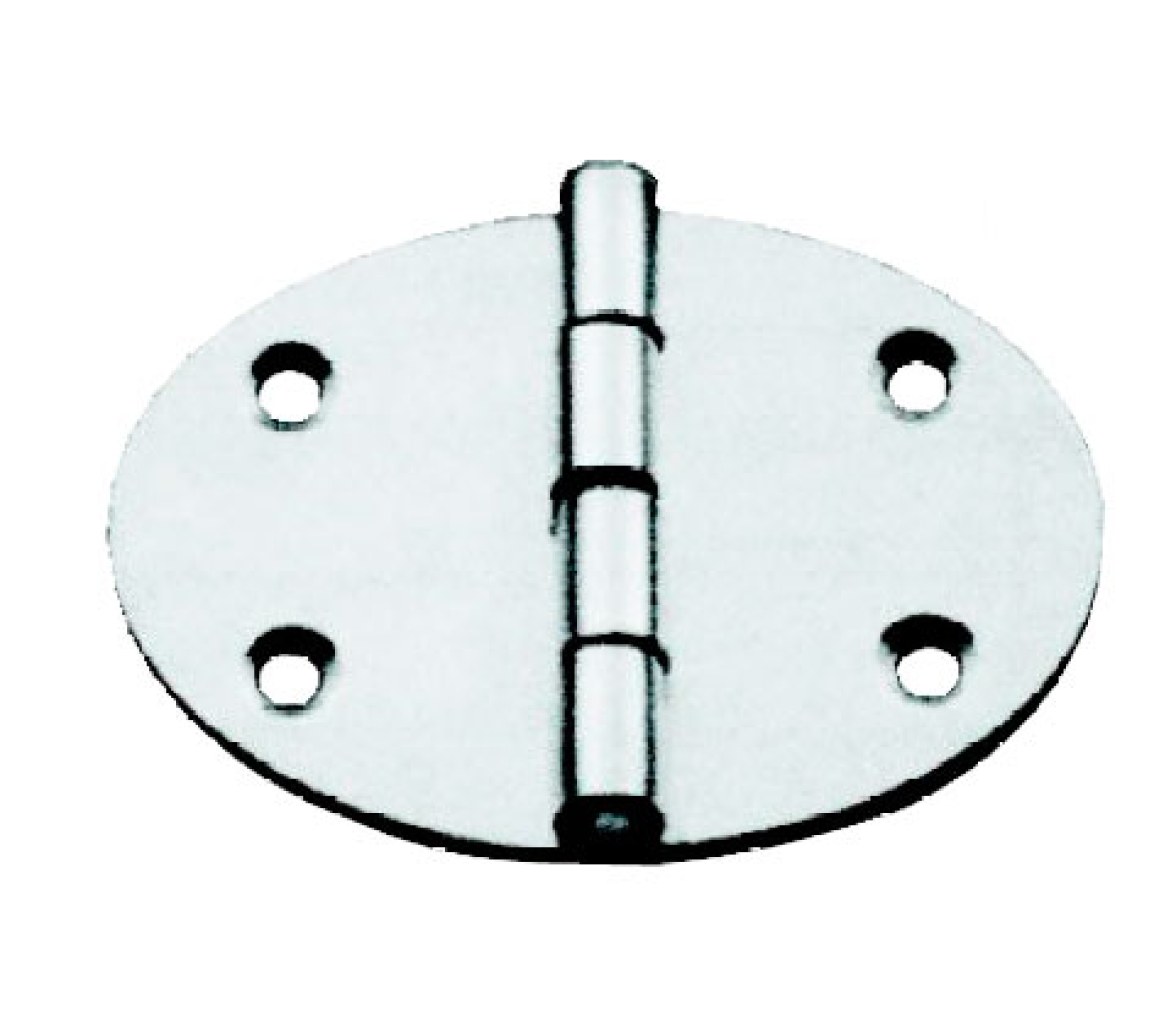 Bisagra Elipse Acero  Inoxidable 84x56 mm