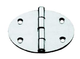 Bisagra Elipse Acero  Inoxidable 84x56 mm
