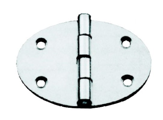 Bisagra Elipse Acero  Inoxidable 84x56 mm