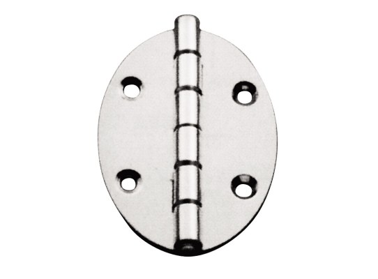 ELLIPSE STEEL HINGE 56x78mm