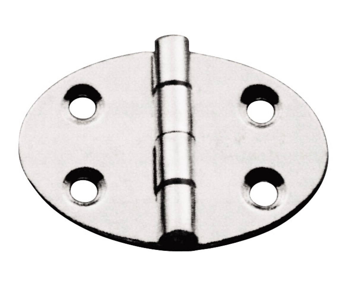 Bisagra Elipse Inox 90x56mm