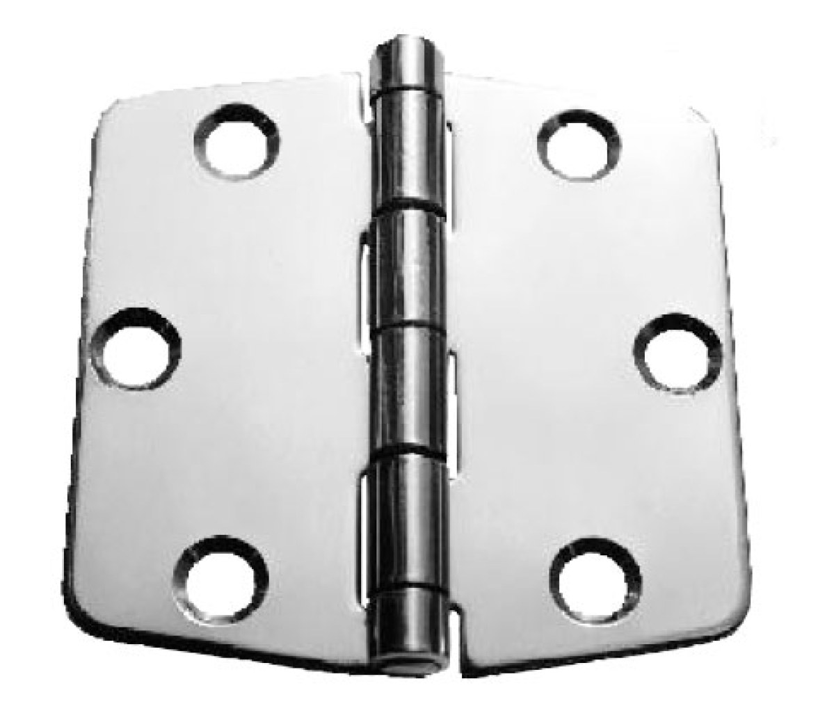 Bisagra en Acero Inox 316 Pulido 74x75 mm