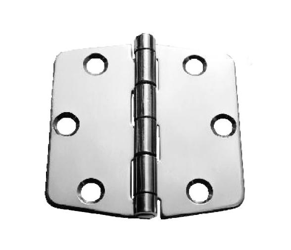 Bisagra en Acero Inox 316 Pulido 74x75 mm