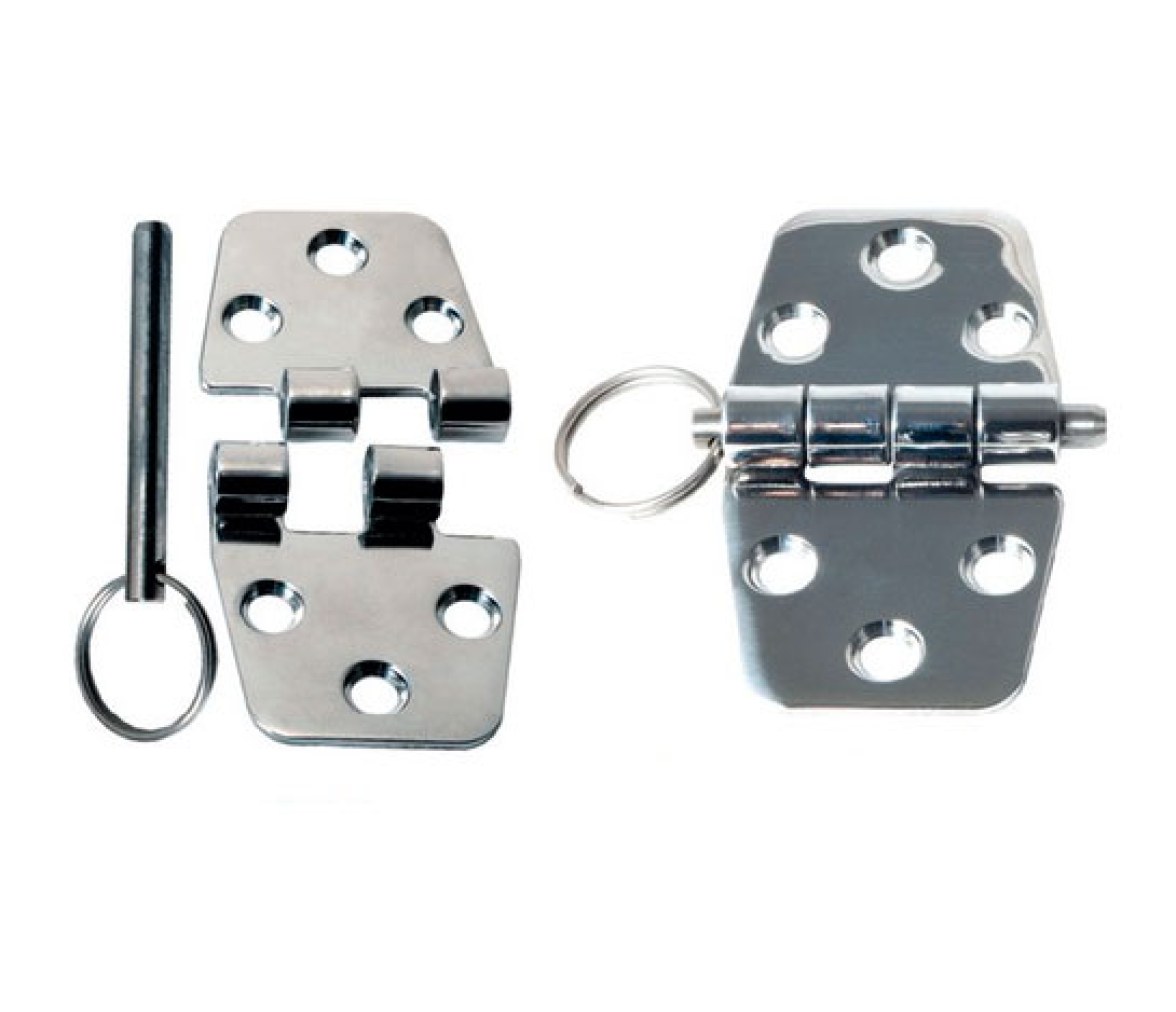 Bisagra en Acero Inox 72x38.5 mm