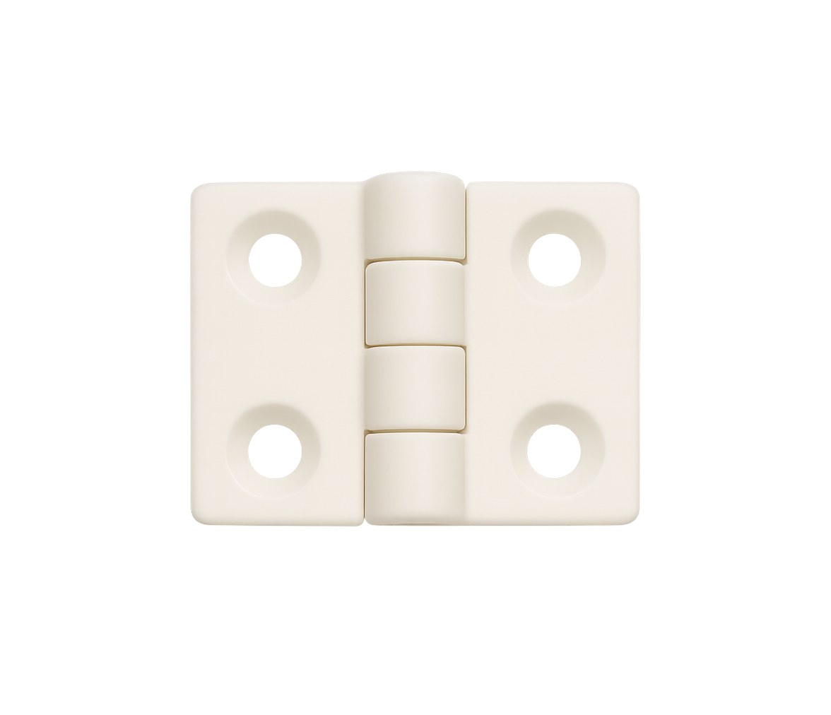 Bisagra Nylon Blanca 38 x 38 mm