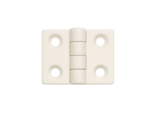 Bisagra Nylon Blanca 38 x 38 mm