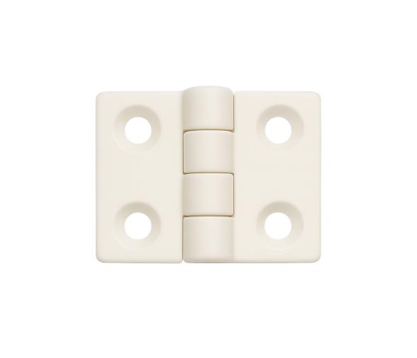 Bisagra Nylon Blanca 38 x 38 mm