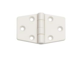 Bisagra Nylon Blanca 65 x 40 mm