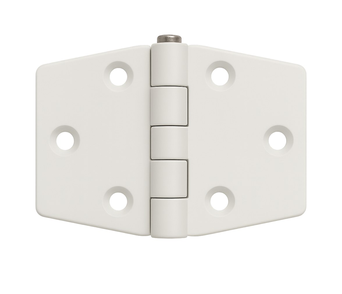 Bisagra Nylon Blanca 98 x 65 mm
