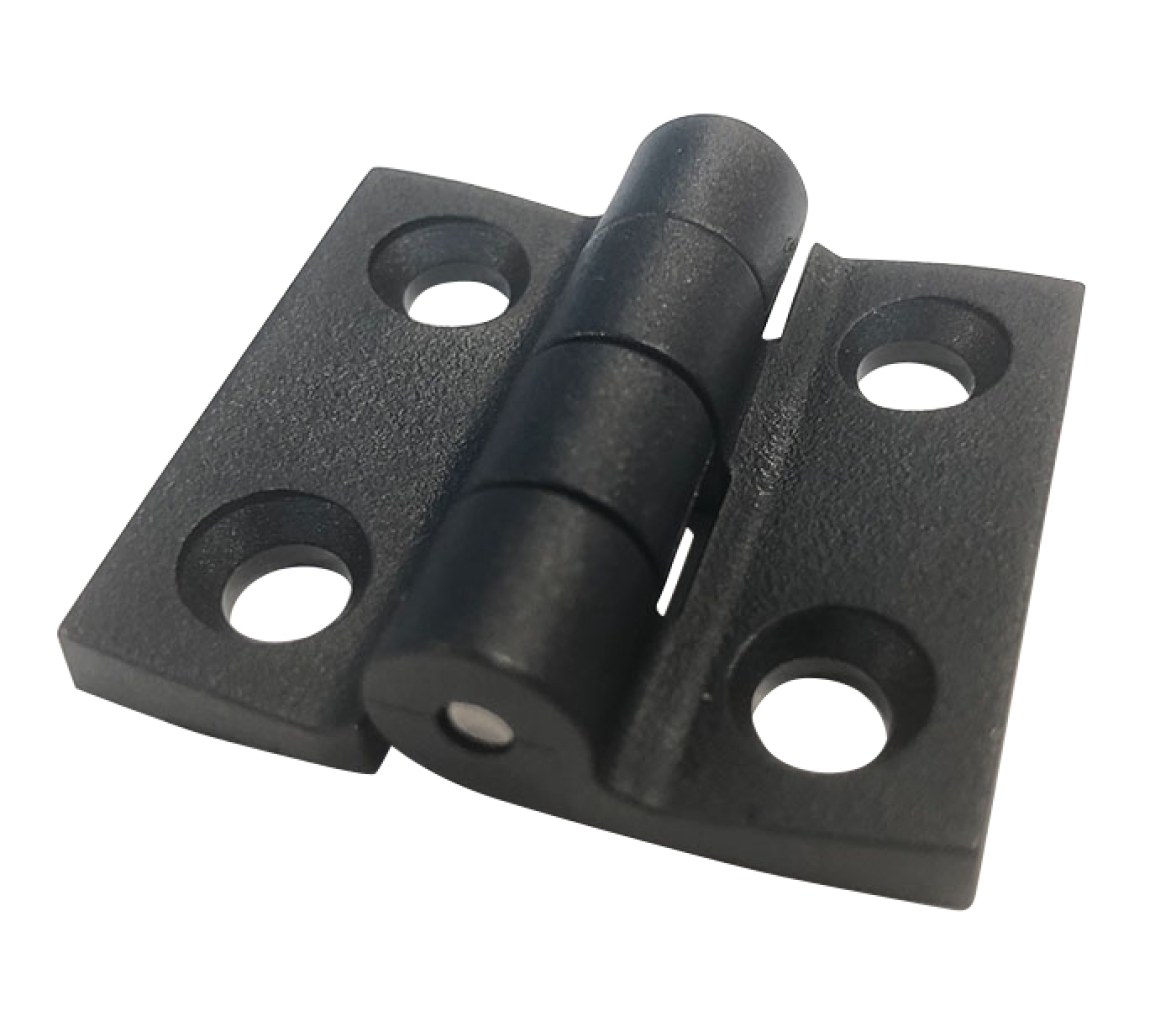 Bisagra Nylon Negra 38 x 38 mm