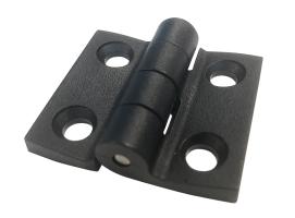 38 x 38 mm Black Nylon Hinge