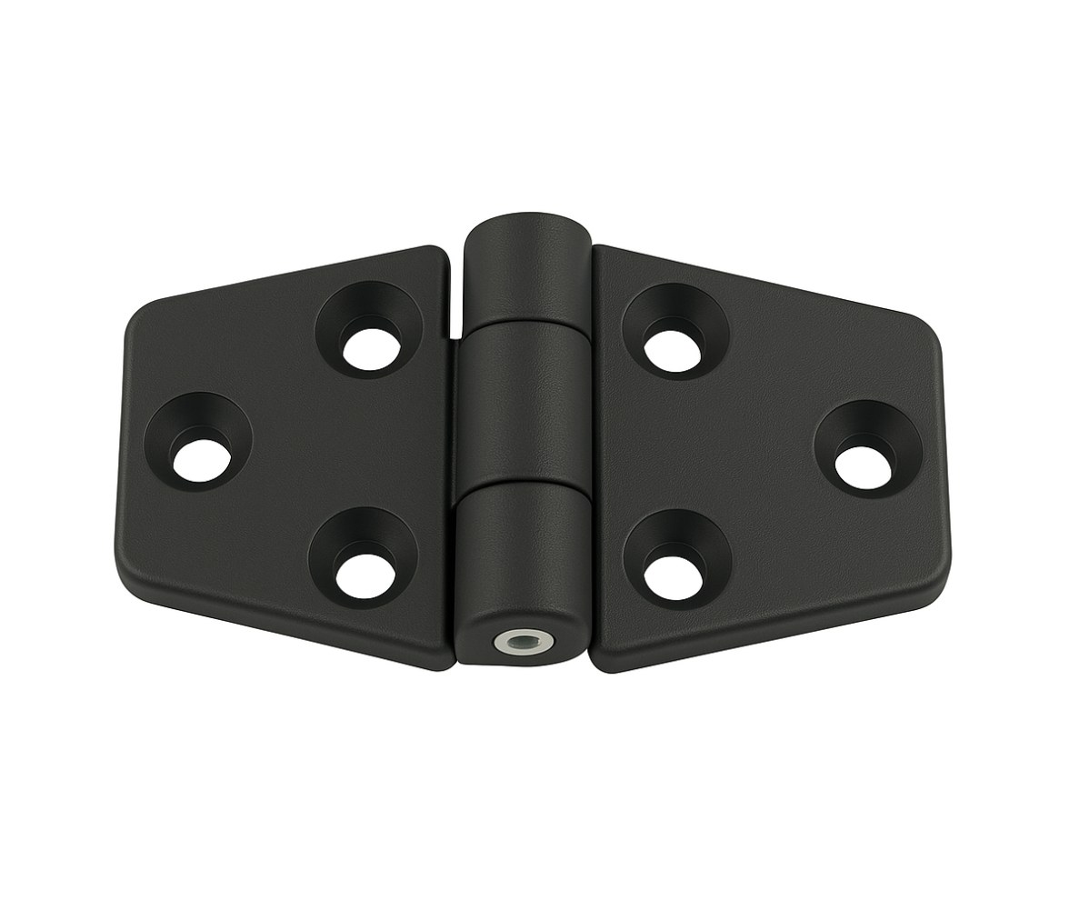 Bisagra Nylon Negra 65 x 40 mm