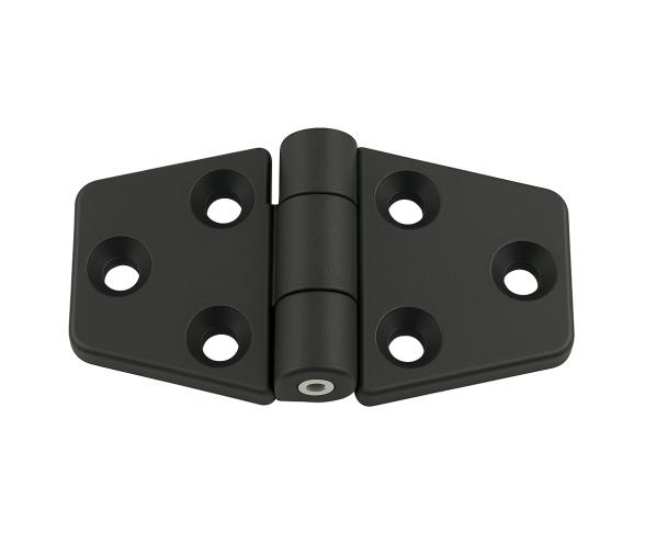 Bisagra Nylon Negra 65 x 40 mm