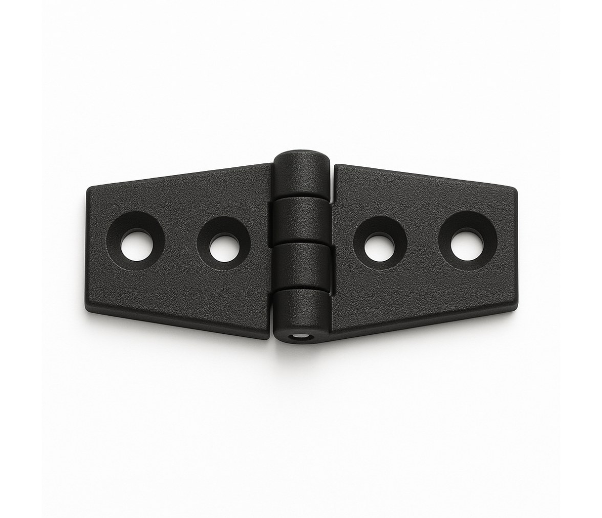 Bisagra Nylon Negra 82 x 26 mm
