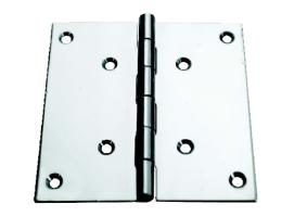 Bisagra Recta Ancha en  AceroInox 316 Pulido