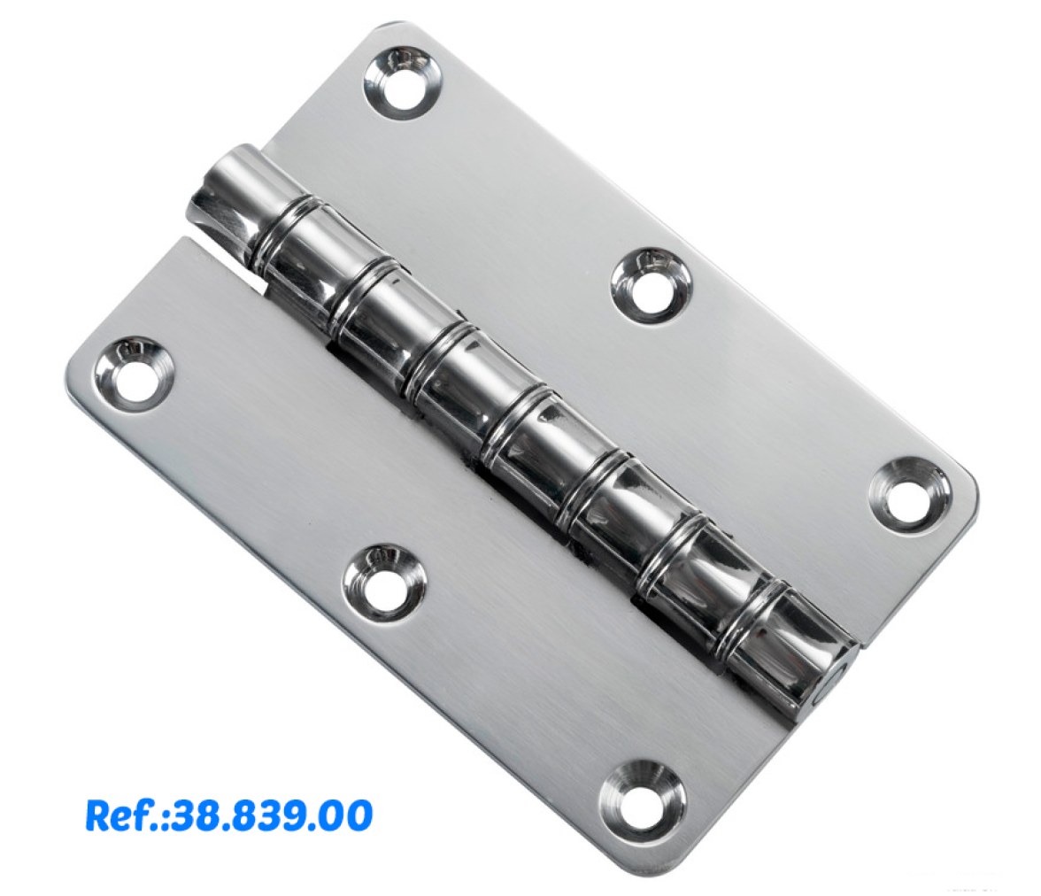 Bisagra Rectangular de Retención Inox