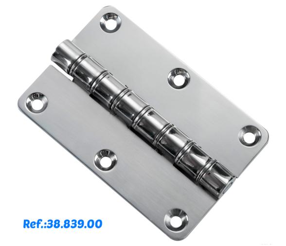 Bisagra Rectangular de Retención Inox