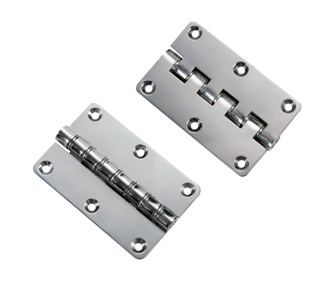 Bisagra Rectangular de Retención Inox