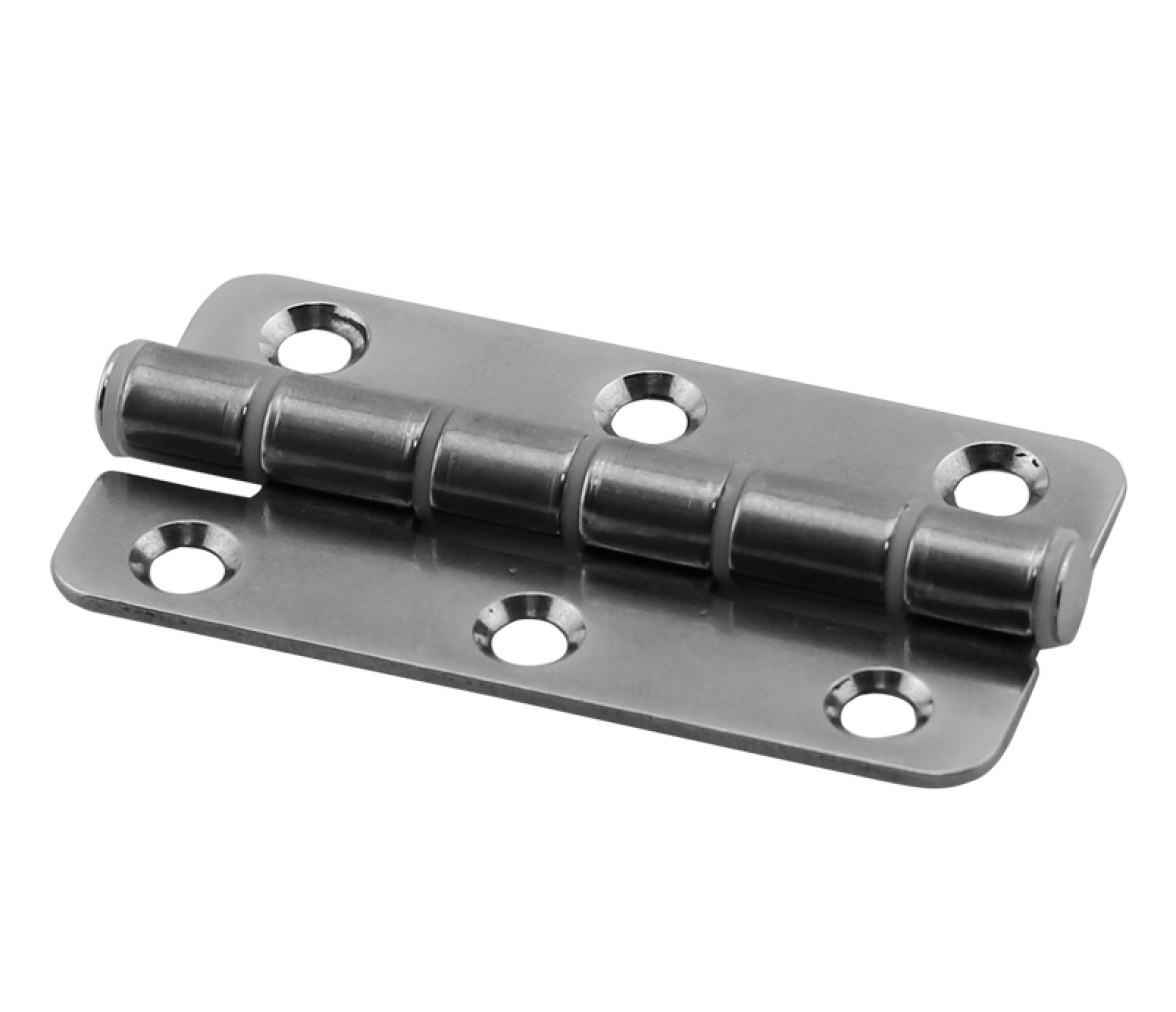 Bisagra Rectangular en Acero Inoxidable 40 x 75 mm